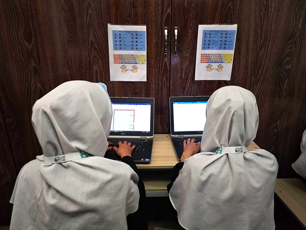 Computer and Graphic Skills program at Raha Foundation