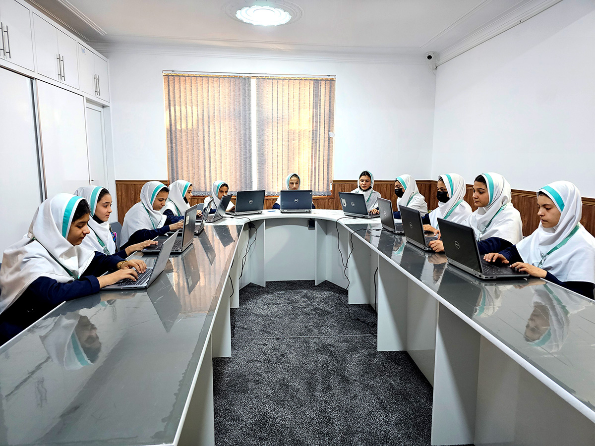 Computer and Graphic Skills program at Raha Foundation