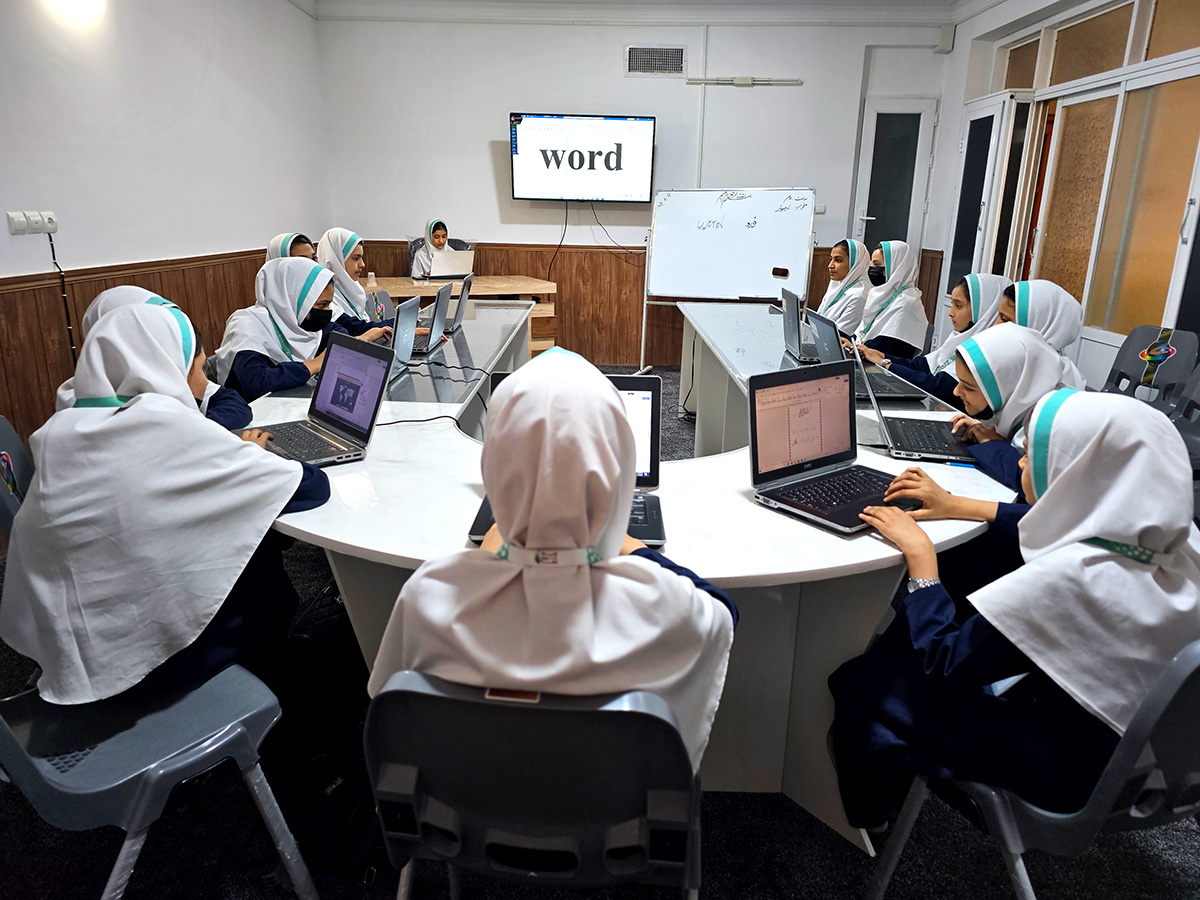 Computer and Graphic Skills program at Raha Foundation