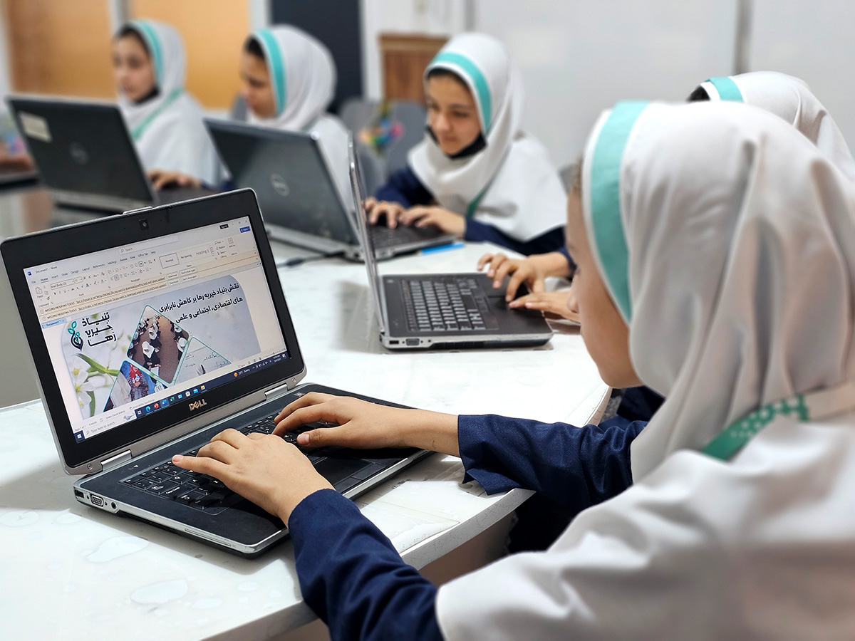 Computer and Graphic Skills program at Raha Foundation