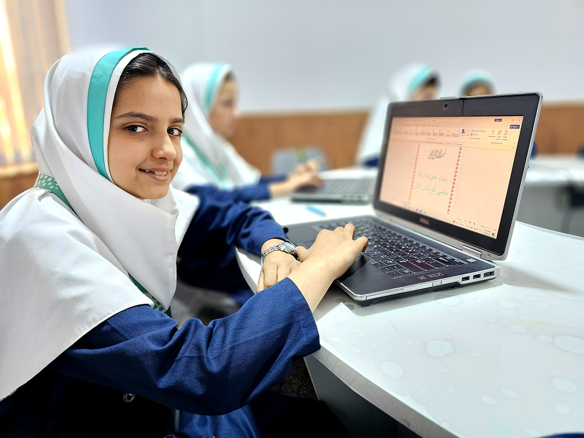 Computer and Graphic Skills program at Raha Foundation